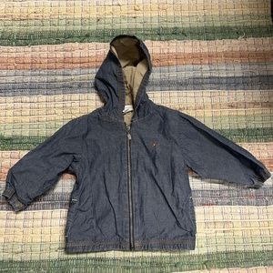 Baby Gap 2T  jacket with hood. Lightweight. Blue.